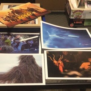 Disney store limited edition unframed solo Star Wars lithograph set